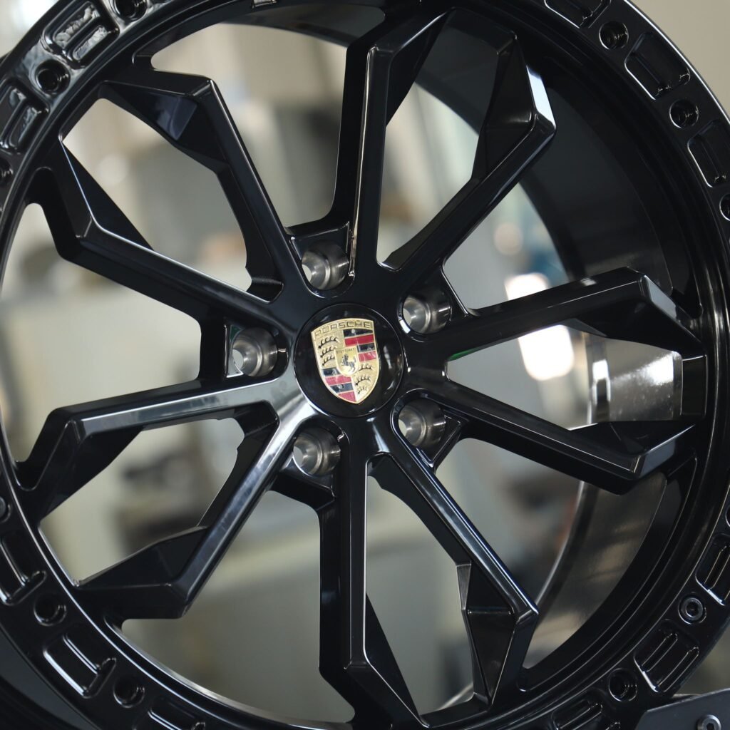 Porsche Style Custom Finish Petal Beadlock Forged Wheels - Porsche 911 / Porsche Panamera Fitment (5-Lug) view 4
