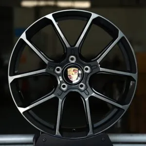 Porsche 911 / Panamera Forged Wheels – Gloss Black / Gunmetal Custom