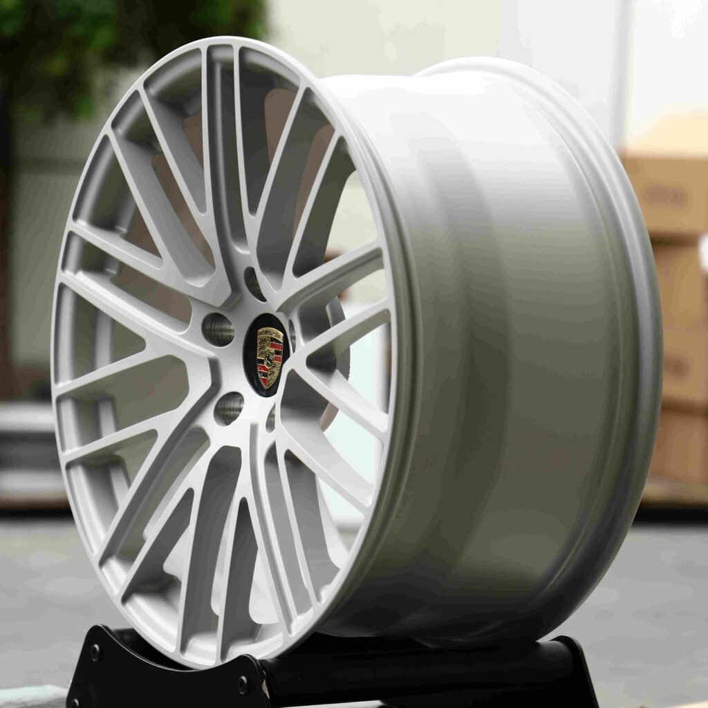 5x130 wheels – Gray 10 Y-Spoke, side view