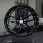 Porsche 911 / Panamera Forged Wheels – Gloss Black Mesh