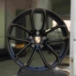 Porsche OEM-Style Gloss Black 5 Twin-Spoke Forged Wheels – Porsche 911 / Cayenne Fitment (5-Lug)