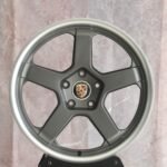 Porsche 911 / Panamera Forged Wheels – Metallic Gray 5-Spoke Deep Lip