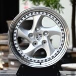 Porsche 911 / Panamera Forged Wheels – Silver 2-Piece Deep Lip