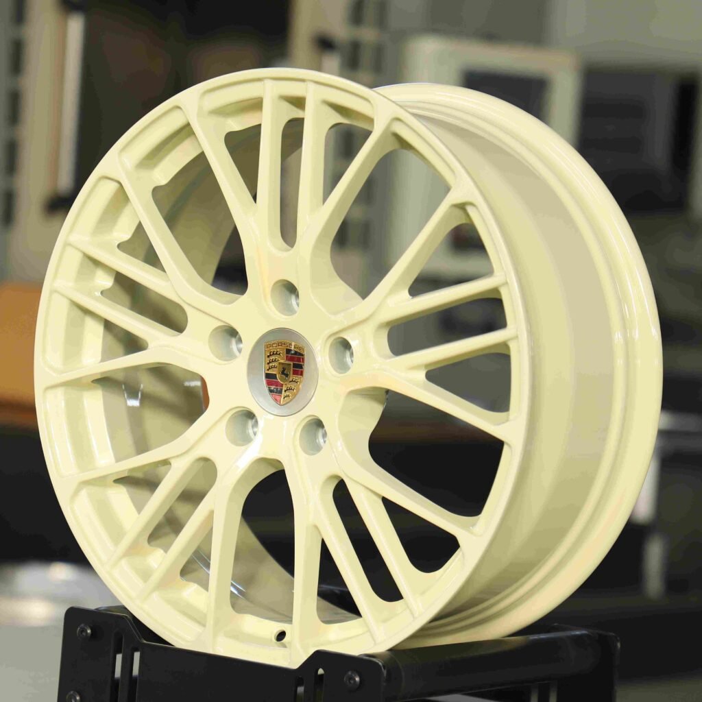 5x130 wheels – Yellow 10 Y-Spoke, side view