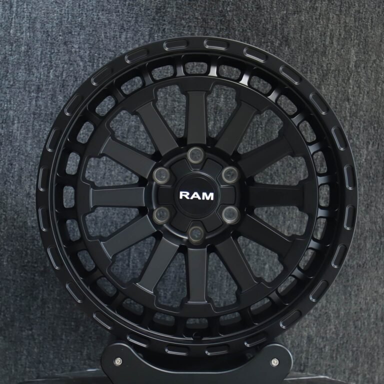 Chevrolet Silverado wheels – Custom Finish 12-Spoke Double Ring Lip, front view