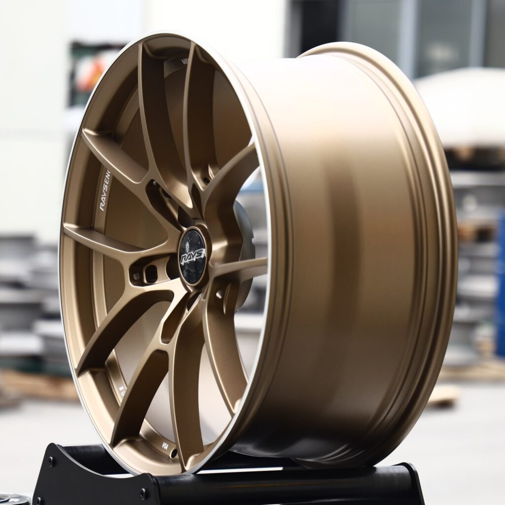 5x130 wheels – Bronze 5 Y-Spoke (Rays-Style), side view