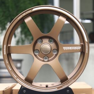 Rays-Style Bronze 6-Spoke Forged Wheels – Toyota GR86 / Subaru WRX Fitment (5-Lug)