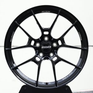 Rays-Style Gloss Black 5 Y-Spoke Forged Wheels – Porsche 911 / M3 Fitment (5-Lug)