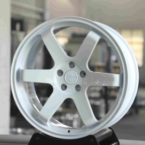 Rays-Style Silver 6-Spoke Forged Wheels – Toyota GR86 / Subaru WRX Fitment (5-Lug)