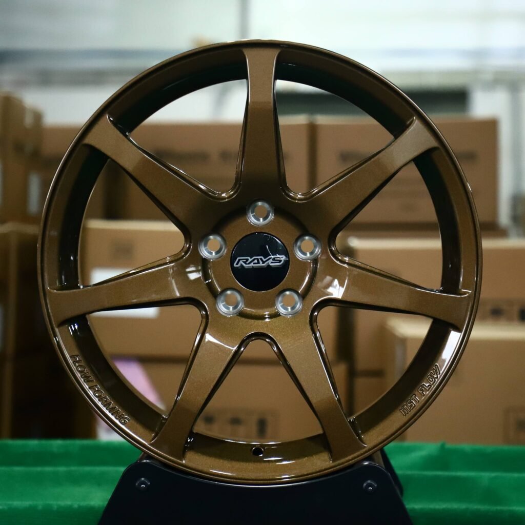 Rays Volk Racing Bronze 6 Y-Spoke Racing Forged Wheels – BMW M3 / Audi RS5 Fitment (5-Lug)