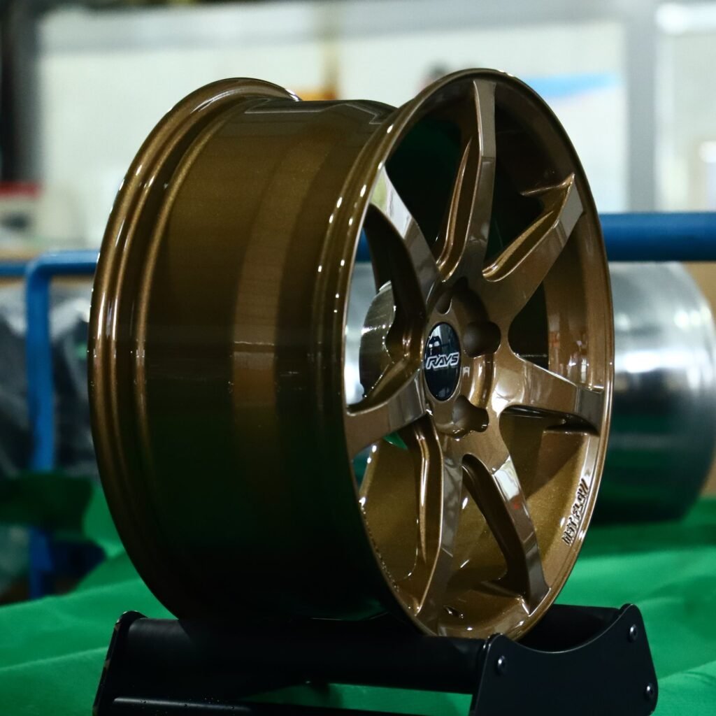 Rays Volk Racing Bronze 6 Y-Spoke Racing Forged Wheels - BMW M3 / Audi RS5 Fitment (5-Lug) view 2