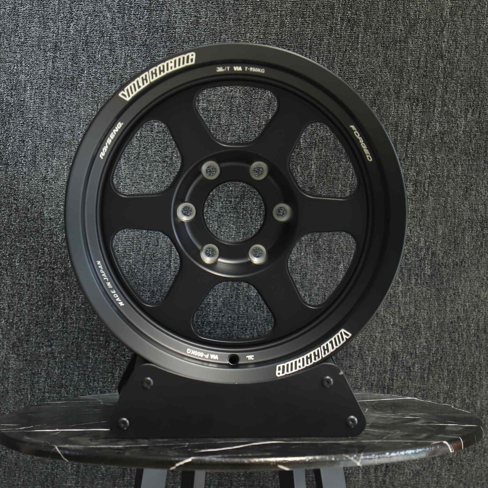 Toyota Tacoma wheels – Rays Volk Racing Custom Finish Deep Lip, front view