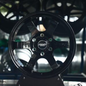 Rays-Style Gloss Black 6-Spoke Off-Road Forged Wheels – Toyota Tacoma / Toyota 4Runner Fitment (6-Lug)