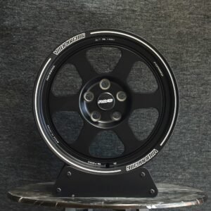 Rays Volk Racing Matte Black 6-Spoke Deep Lip Racing Forged Wheels – BMW M3 / Audi RS5 Fitment (5-Lug)
