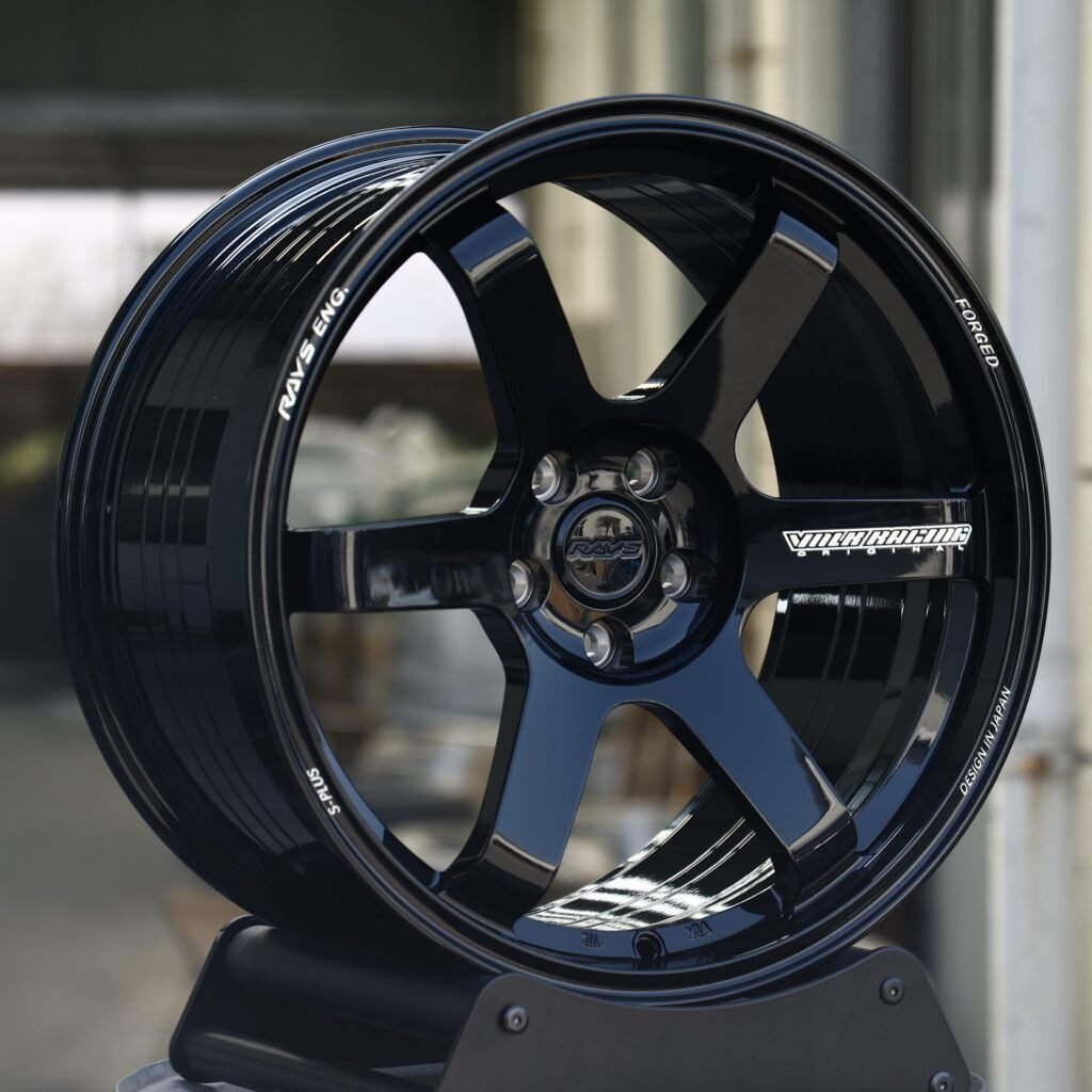 Rays Volk Racing Matte Silver 6-Spoke Forged Wheels - BMW M3 / Porsche 911 Fitment (5-Lug) view 3