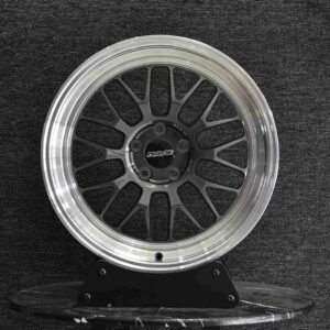 Rays Volk Racing Metallic Gray 10 Y-Spoke Deep Lip Forged Wheels – Nissan 370Z / Toyota GR86 Fitment (5-Lug)