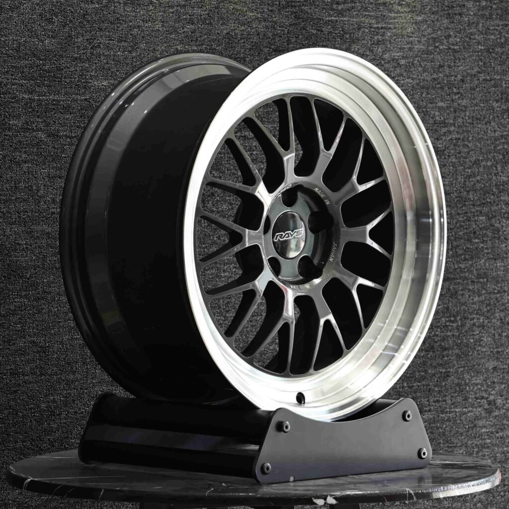 Rays Volk Racing Metallic Gray 10 Y-Spoke Deep Lip Forged Wheels - BMW M3 / Audi RS5 Fitment (5-Lug) view 3