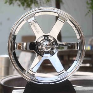 Rays Volk Racing TE37-Style Chrome Forged Wheels – Toyota GR86 / Subaru WRX Fitment (5-Lug)