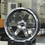 Rays Volk Racing TE37-Style Gunmetal 6-Spoke Machined Lip Forged Wheels – Toyota GR86 / Subaru WRX Fitment (5-Lug)
