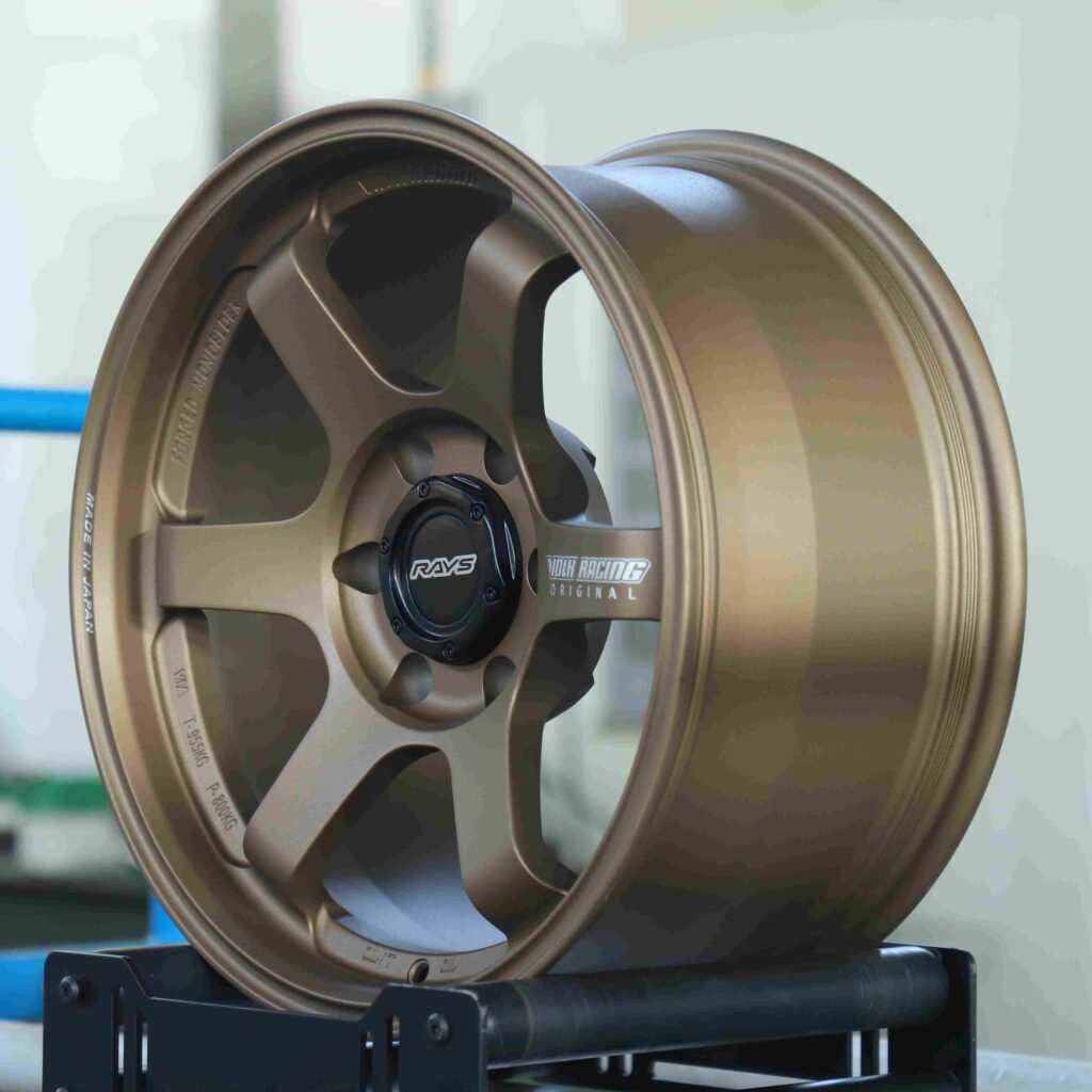 Rays Volk Racing TE37 Matte Bronze 6-Spoke Forged Wheels - Toyota Land Cruiser / Toyota 4Runner Fitment (6-Lug) view 3