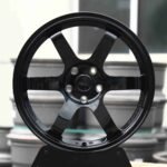 Rays Volk Racing TE37-Style Matte Silver Forged Wheels – Toyota GR86 / Subaru WRX Fitment (5-Lug)