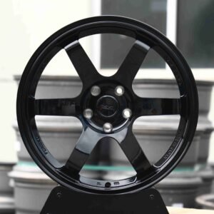 Rays Volk Racing TE37-Style Matte Silver Forged Wheels – Toyota GR86 / Subaru WRX Fitment (5-Lug)