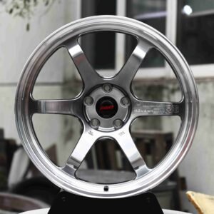 Rays Volk Racing TE37-Style Metallic Gray Forged Wheels – Toyota GR86 / Subaru WRX Fitment (5-Lug)