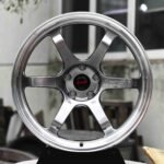 Rays Volk Racing TE37-Style Metallic Gray Forged Wheels - Toyota GR86 / Subaru WRX Fitment (5-Lug)