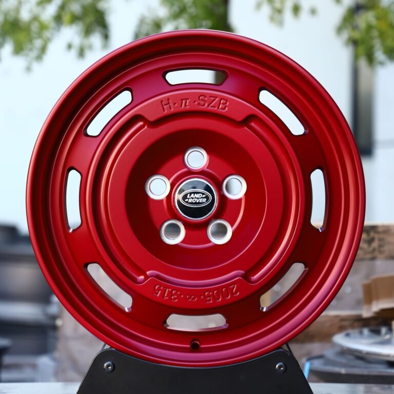 Кованые диски R21 — Red Semi-Full-Face Forged Wheels – Jeep Wrangler / Toyota Land Cruiser Fitment (5-Lug)