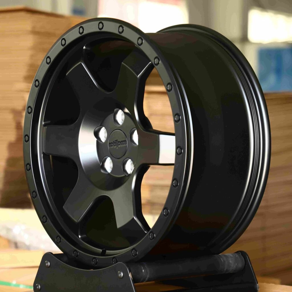 Rotiform Gloss Black Custom Off-Road Forged Wheels - Toyota 4Runner / Toyota Tacoma Fitment (6-Lug) view 3