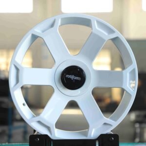 Rotiform SIX-Style Gloss White 6-Spoke Forged Wheels – Volkswagen Golf GTI / Audi RS3 Fitment (5-Lug)
