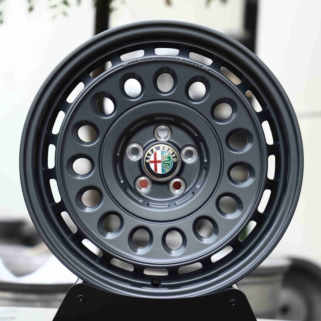 Rotiform Matte Silver Semi-Full-Face Forged Wheels - Alfa Romeo Giulia / Alfa Romeo Stelvio Fitment (5-Lug) Monoblock forged wheel