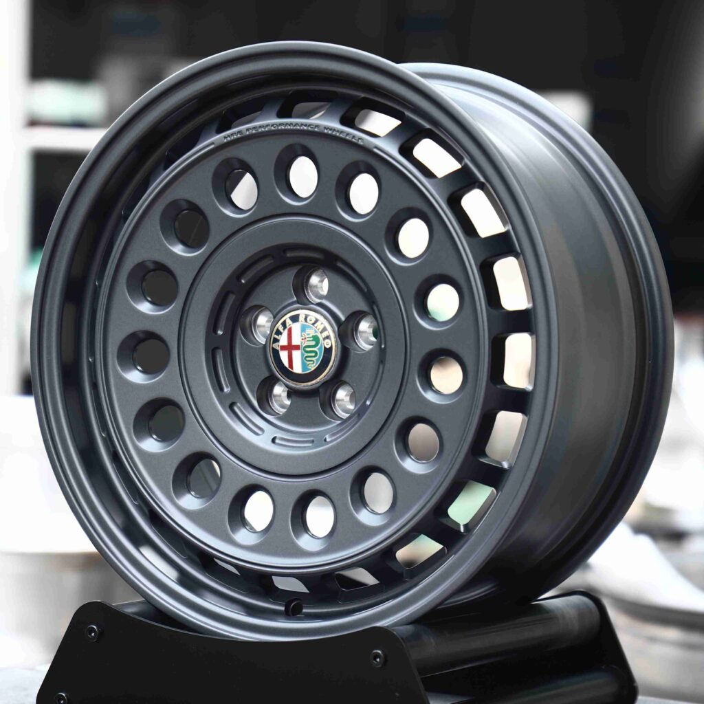 Rotiform Matte Silver Semi-Full-Face Forged Wheels - Alfa Romeo Giulia / Alfa Romeo Stelvio Fitment (5-Lug) view 2
