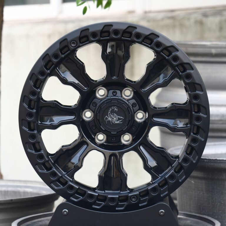 Toyota 4Runner wheels – Scorpion Custom Finish 8-Spoke, front view