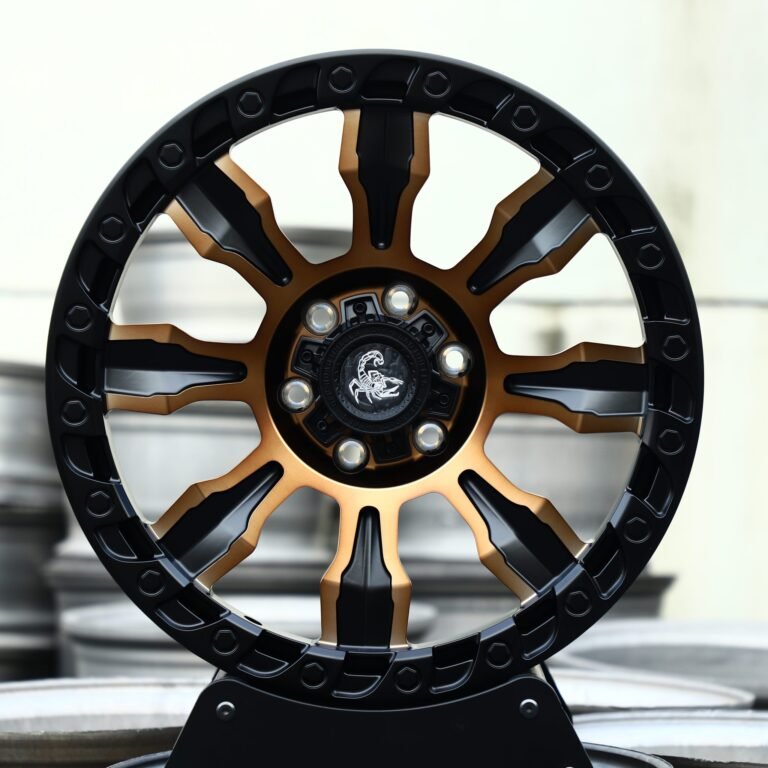 Toyota 4Runner wheels – Scorpion Exposed Bolt Detail, front view