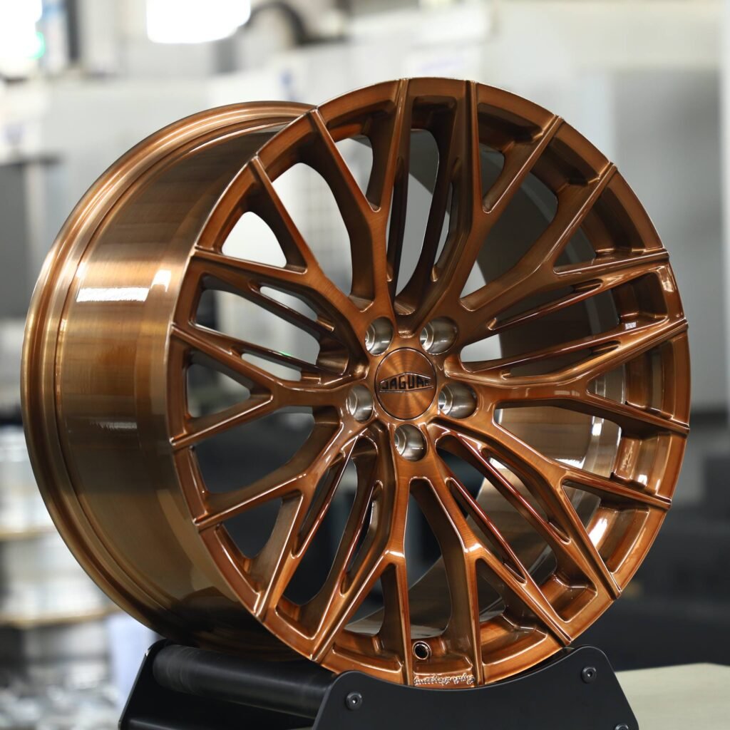 Side-Milled Transparent Bronze 10 Y-Spoke Forged Wheels - Audi A6 / BMW 5 Series Fitment (5-Lug) view 3