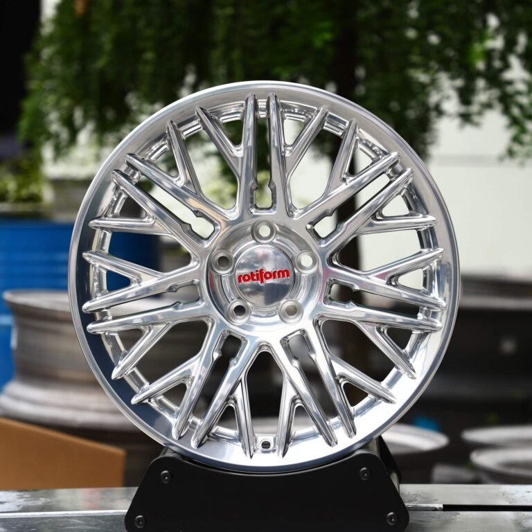 Audi A6 wheels – Silver Custom, front view