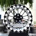Toyota Tacoma / 4Runner Beadlock Off-Road Forged Wheels – Silver / Gloss Black Custom