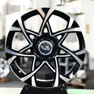 Li Auto L9 / L8 Forged Wheels – Silver / Gloss Black Split Machined Face