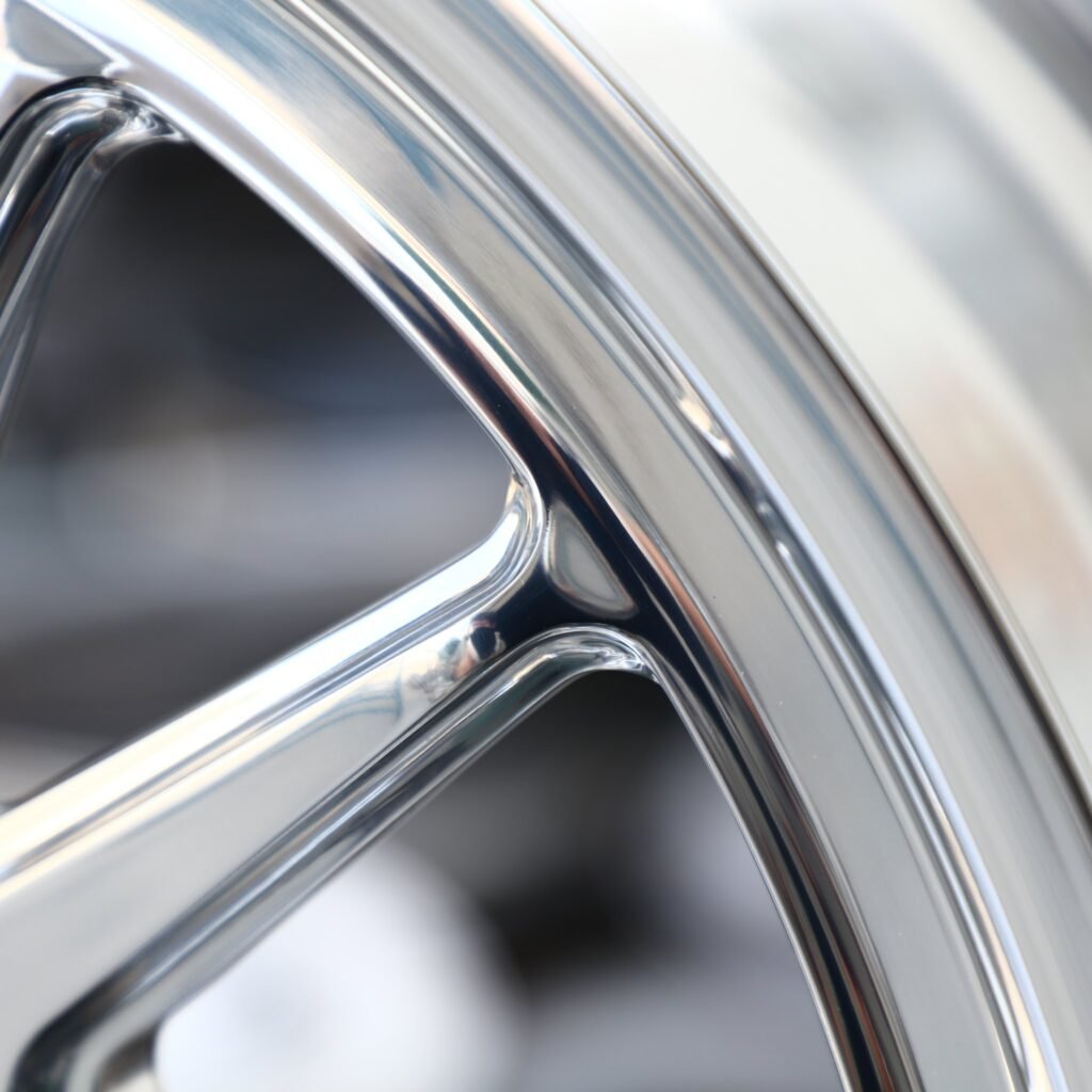 6x139.7 wheels – Silver Multi-Spoke Deep Lip, side view
