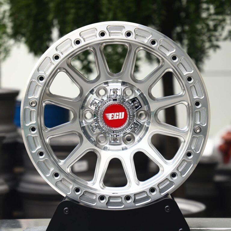Toyota 4Runner wheels – Silver 12-Spoke, front view