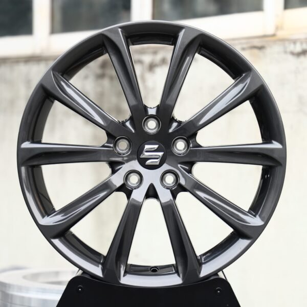 Suzuki Swift Sport wheels – Gunmetal 10-Spoke (Suzuki OEM-Style), front view