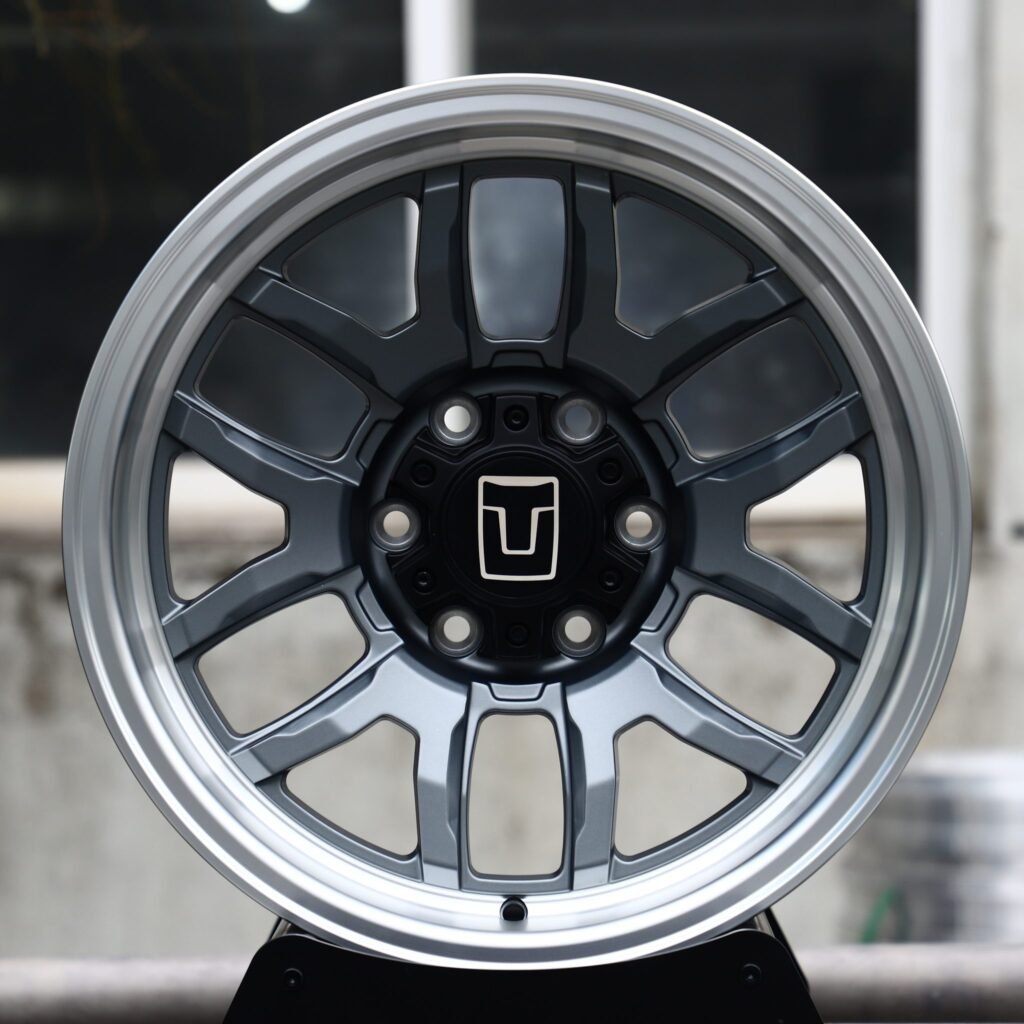 Tank 300 wheels – Matte Black Multi-Spoke Deep Dish (Tank OEM-Style), front view