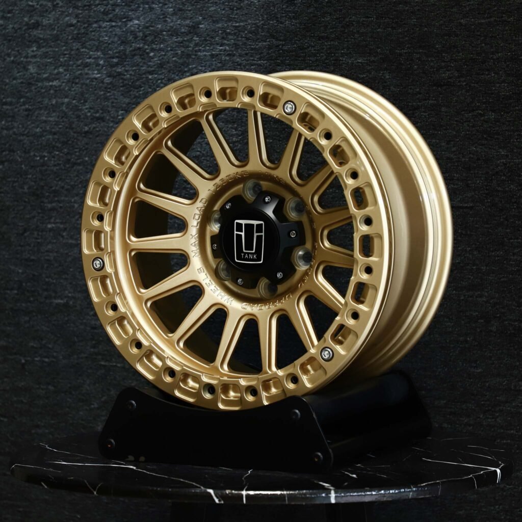 6x139.7 wheels – Bronze Gold, side view