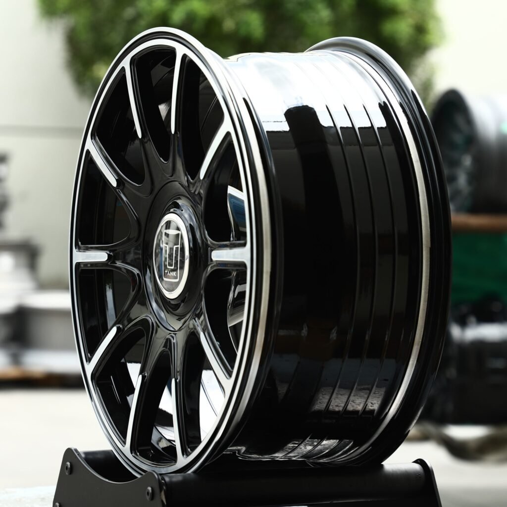 Tank Style Gloss Black 10-Spoke Off-Road Forged Wheels - Tank 300 / Tank 500 Fitment (6-Lug) view 3