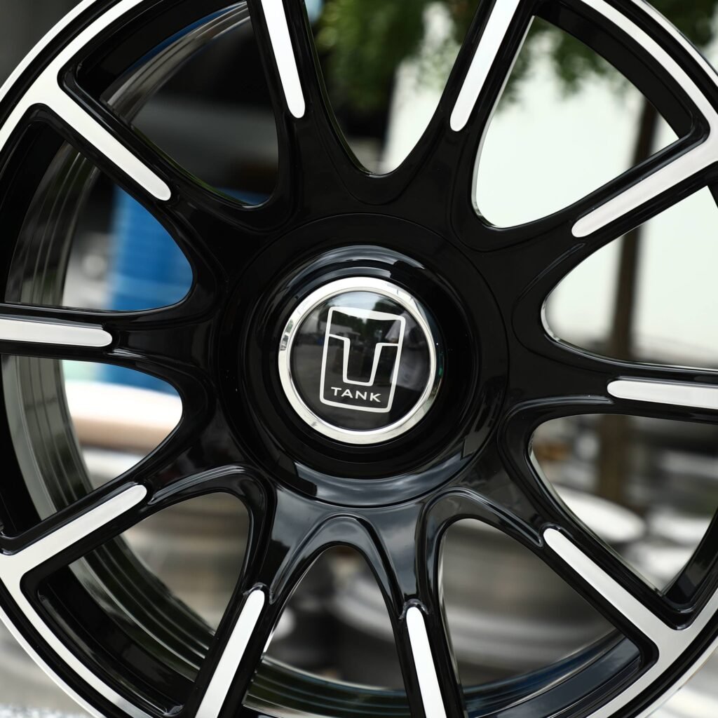 Tank Style Gloss Black 10-Spoke Off-Road Forged Wheels - Tank 300 / Tank 500 Fitment (6-Lug) view 4