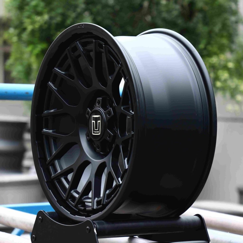 Tank Style Gloss Black Double-Ring Deep Lip Off-Road Forged Wheels - Tank 300 / Tank 500 Fitment (6-Lug) view 3