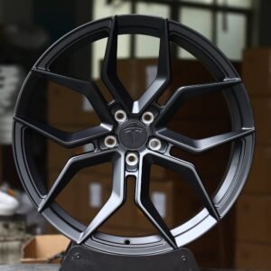 Tesla OEM-Style Matte Black 5 Y-Spoke Forged Wheels – Tesla Model 3 / Model Y Fitment (5-Lug)
