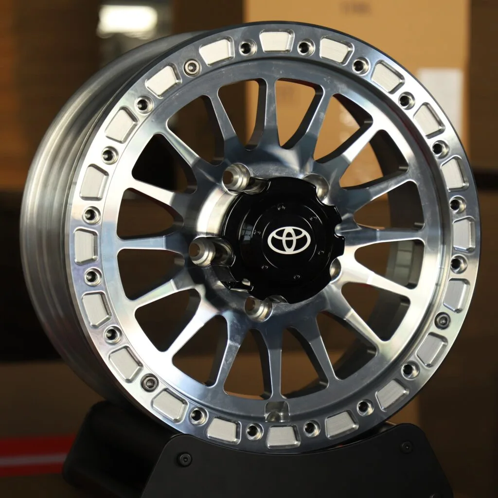 Toyota Tacoma wheels – Custom Finish, angled view