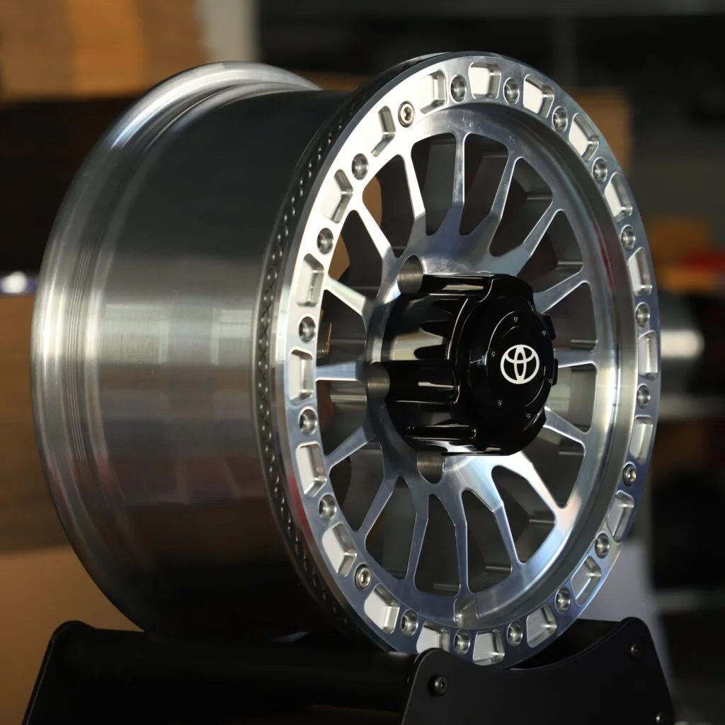 Toyota Tundra wheels – Custom Finish, lip and barrel detail